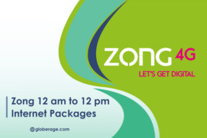 Zong 12 am to 12 pm Internet Packages